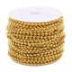thumbnail image 3 of Cadena De De Bolas De Acero Inoxidable De 10 Yardas / Rollo Para Joyería De Bricolaje 1.5 Mm De Oro - dorado, tal se describe Sunnimix Artesanías de cadenas de cuentas de hierro, 3 of 8