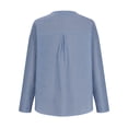 thumbnail image 4 of Neewe Womens Long Sleeve Shirts Casual Summer Fashion Ladie Tops Loose Fit Spring Lightweight Clothes Beach Vacation, 4 of 7