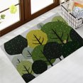 thumbnail image 4 of Alfombra Puerta de Entrada Poliéster Multicolor Baño Absorbente Antideslizante 80cmx50cm Fácil Cuidado Decoración de Interiores Alfombra, 4 of 6
