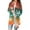 Multicolor-A, variant on Uaswgudfs ​Women's Structured Texture Long Winter Coat - Insulated Open Front Cold Weather Outerwear/Christmas/Snowflakes/Deer/Christmas Tree