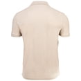 thumbnail image 3 of U.S. POLO ASSN. Polo para hombre - Piqué cardado, logotipo bordado, algodón Beige S (Small), 3 of 3