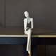 thumbnail image 4 of Figura de resina Gloria Pensador abstracto 9cmx5cmx20cm, 4 of 8
