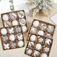 thumbnail image 1 of Fiudx Liquidación De Decoración Del Hogar Colgantes Surtidos De Bolas De Navidad, Adornos De Árbol Irrompibles, Decoraciones En Una Caja De Regalo Reutilizable De Mano, Ideal Para Navidad Y Fiestas O, 1 of 7