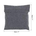 thumbnail image 2 of Unique Bargains 7'x7' Reusable Washable Polyester Snack Bag Sandwich Bag, Grey 4 Pack, 2 of 7