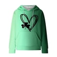 thumbnail image 4 of Sweatshirt for Women St Day Hoodie Women Fashion Print Hoodies Long Sleeve Comfortable Casual Sweatshirt, 4 of 5