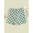 thumbnail image 2 of Bagilaanoe Toddler Baby Boys Swim Trunks Checkerboard Print Swim Shorts 6M 12M 18M 24M 3T 4T Kids Bathing Suit Beachwear Swimwear, 2 of 8