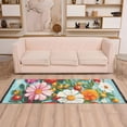 thumbnail image 2 of Yayeee Runner Rug for Bedroom 2'x6' Machine Washable Hallway Non Slip Mat, Pink Floral Tomatoes, 2 of 8
