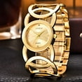 thumbnail image 1 of Reloj de cuarzo para mujer, relojes para mujer HOT XINEW Reloj de moda para mujer Reloj de pulsera de cuarzo analógico de acero inoxidable reloj, 1 of 5
