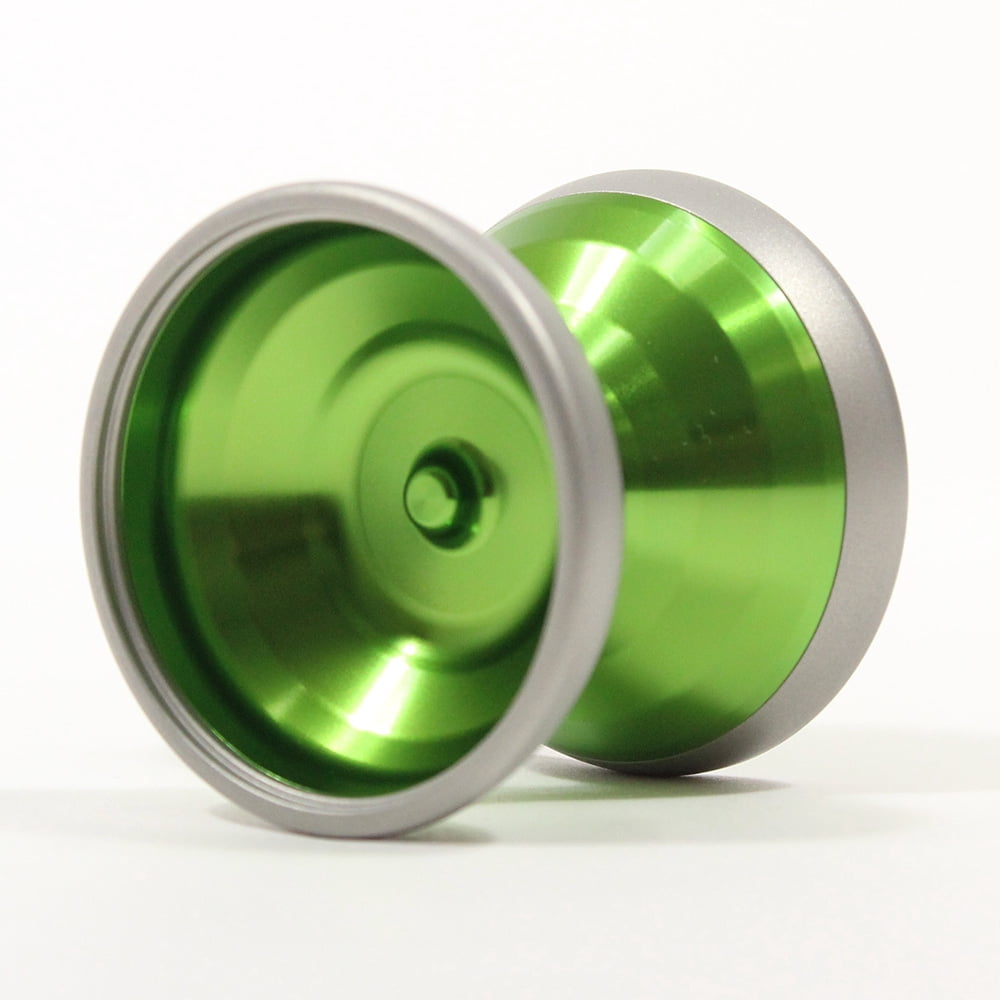 Turning Point MGB Yo-Yo - Bi-Metal - Hiroyasu Ishihara Signature YoYo (Green with Blasted Silver Rims)