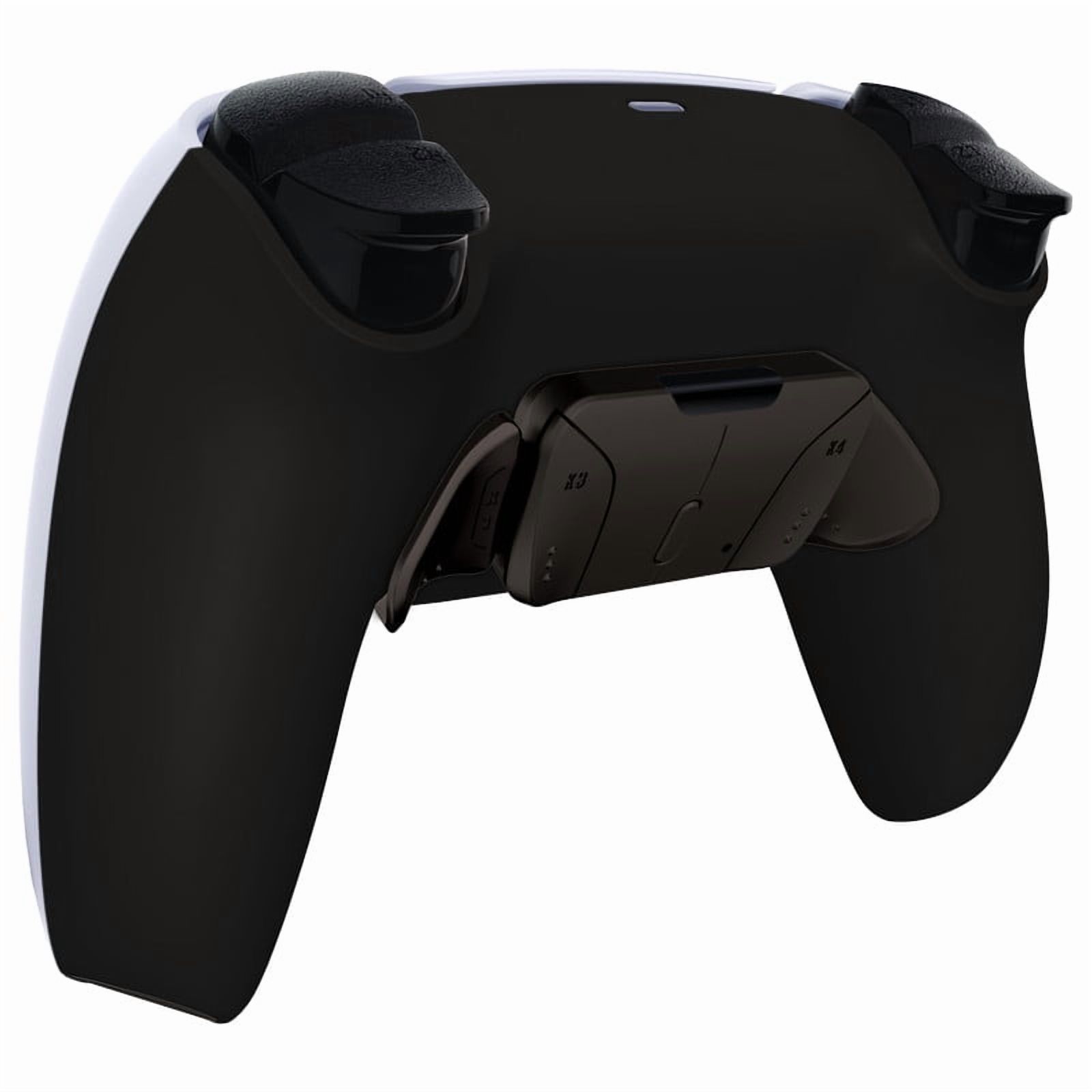 eXtremeRate Programmable Real Metal Buttons RMB RISE4 V3 Remap Kit for PS5 Controller BDM-030 040 050, Upgrade Board Redesigned Black Bottom Shell 4 Back Buttons Set for PS5 Controller