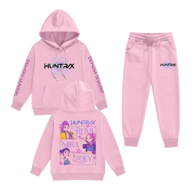 Kid Girl Pop Singer Hoodie Set,Crewneck Sweatshirt Pullover Long Sleeve Streetwear Fashion Clothes 130