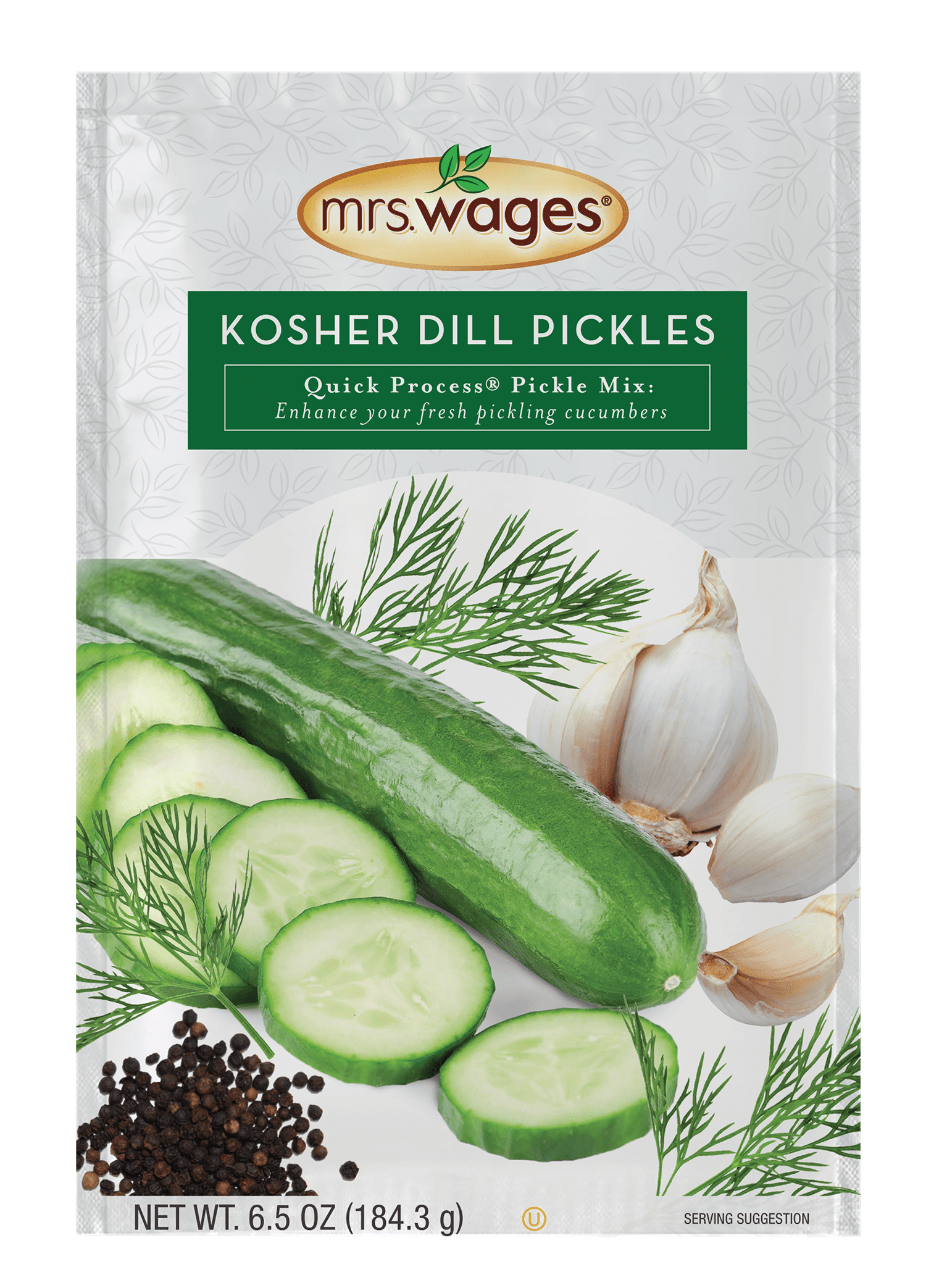Mrs. Wages Kosher Dill Pickles Quick Process Mix, 6.5 Oz