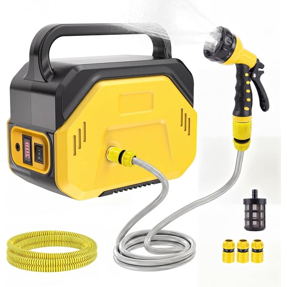 Water Transfer Pump Compatible with Dewalt 20V Battery(No Battery), Portable Water Pump for RV, Tank, Pool Draining, Garden Watering