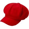 thumbnail image 4 of CoCopeaunts Octagonal Newsboy Cap Autumn Winter Hats for Women Warm Fashion Ladies Casual Solid Woolen Beret Hat Painter Cap, 4 of 7