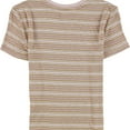 thumbnail image 2 of American Eagle Womens Front Stripes Graphic T-Shirt, Brown, X-Small, 2 of 2