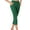 Green, variant on Capris for Women High Waist Pull-On Dress Pants Belly Control Work Pants for Business Casual Trousers with Pockets