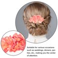 thumbnail image 4 of 1 par de horquillas florales vintage para el pelo, horquillas con flores y perlas, accesorios para el cabello de Hanfu japonés para bodas y novias, 4 of 8