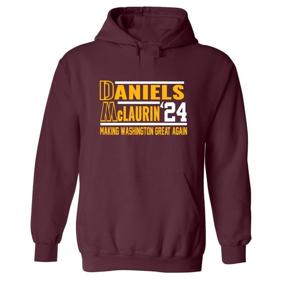 Jayden Daniels Terry McLaurin Washington 2024 Hooded Sweatshirt Hoodie