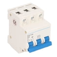 thumbnail image 4 of 3P Miniature Circuit Breaker DIN Rail Mount Short Circuit Protector 400V 25A Breaking Capacity 6000A, 4 of 5