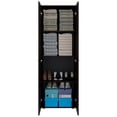 thumbnail image 4 of Home 2 Door Closet System, Four Fixed Shelves, Compact Wardrobe for Bedroom Organization, Laundry Room Organization, Utility Room Organization, Freestanding Storage Furniture, 4 of 23