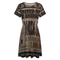 thumbnail image 4 of 1 Million Dollar Bill Sundress Short Sleeve Dress Summer Women Clothes Dress for Women Dresses, 4 of 7