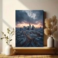 thumbnail image 6 of Frankfurt Cityscape Canvas Print Apartment Home Wall Art, 6 of 8