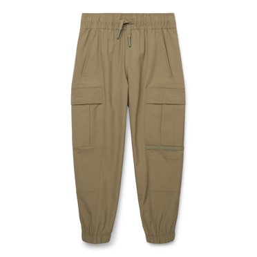 Wonder Nation Boys Hybrid Cargo Joggers, Sizes 4-18 & Husky