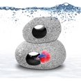 thumbnail image 1 of ZHAOCHENG Decoraciones para acuarios, decoraciones para acuarios Betta Hideout Cave Camarones Cíclidos Accesorios naturales Cría Hide Cave Stone Small Fish Tank Hideout Betta Hide Toy Fish Rock House, 1 of 5