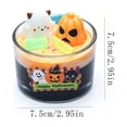 thumbnail image 3 of Halloween Ghost Candles, Spooky Wax Burning Candle, Decorative Cute Horror Large Halloween Candles, for Party Favor Home Fall Decor Table Bedroom Gifts Living Room, 3 of 7