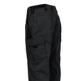 thumbnail image 4 of Black Cargo Pants Men Water Resistant Stretch Waistband Cargo Pants with Multi-Functional Pockets Big and Tall Joggers Lightweight Durable Ripstop Military Cargo Work Pants,Black M, 4 of 4