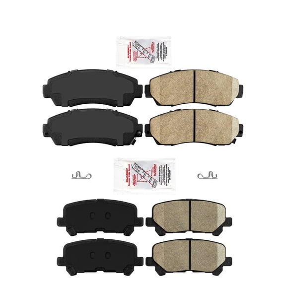 2011 Honda Odyssey Ceramic Front   Rear Brake Pads FOR Honda Odyssey 2011 - 2017