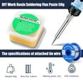 thumbnail image 4 of Soldering Iron Kit Electronics, SREMTCH 80W Digital LCD Adjustable Temperature Welding Tool, 4 of 7