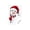 2026 New Christmas Break-In Wall Decals-A, variant on 2026 New Christmas Break-In Wall Decals, 3D Funny Christmas Character Wall Sticker, Removable Creative Xmas Decoration for Front Door Wall Home Window(Squirrel)