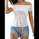 thumbnail image 1 of Camisetas de Estilo Grunge Y2K con Cuello Cuadrado Transparente y Retazos de Encaje para Mujer, Ropa Estética Gótica Vintage XL, 1 of 10
