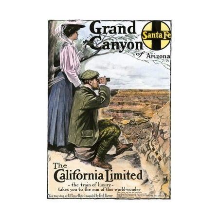 Ad for Visiting the Grand Canyon Aboard the California Limited,