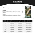 thumbnail image 5 of Gukieu Largemouth Bass jumps out of water Print Women's Quick-drying Fitness Vest, Round Neck Sleeveless Fitness T-shirt, Suitable for Yoga, Sports-Large, 5 of 7