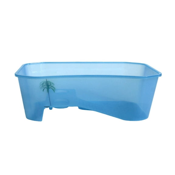 Turtle Habitat Aquarium Tank with Basking Platform for Terrapins and Aquatic