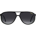 thumbnail image 2 of Carrera Grey Gradient Pilot Men's Sunglasses CARRERA 257/S 0807/9O 60, 2 of 2