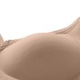 thumbnail image 5 of SPZTSX Wirefree Seamless V Neck T Shirt Bra for Women Comfortable Push Up Breathable Bralette with Adjustable Straps Everyday Wear, 5 of 7