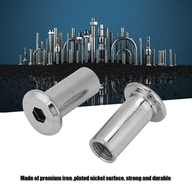 Dilwe Tuercas Hexagonales De Aluminio Para Ruedas De Coche RC - 4 Piezas De 17 Mm, Ligeras Y Antipolvo Para 1/8 Scale, Color Negro