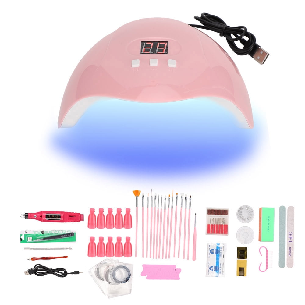Kit Polisseur à Ongles USB - Lime électrique Avec Bandes De Polissage Et Brosse - Neuf - Marque ISSCX
