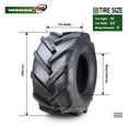 thumbnail image 3 of 18x9.5-8 18x9.5x8 Lawn Mower Agriculture Farm Tractor Cart Turf Tire 6 ply -13070, 3 of 5
