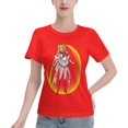 thumbnail image 1 of Women's Basic Short Sleeve T-Shirt Sailor Moon Tsuki Hare 04, 1 of 6