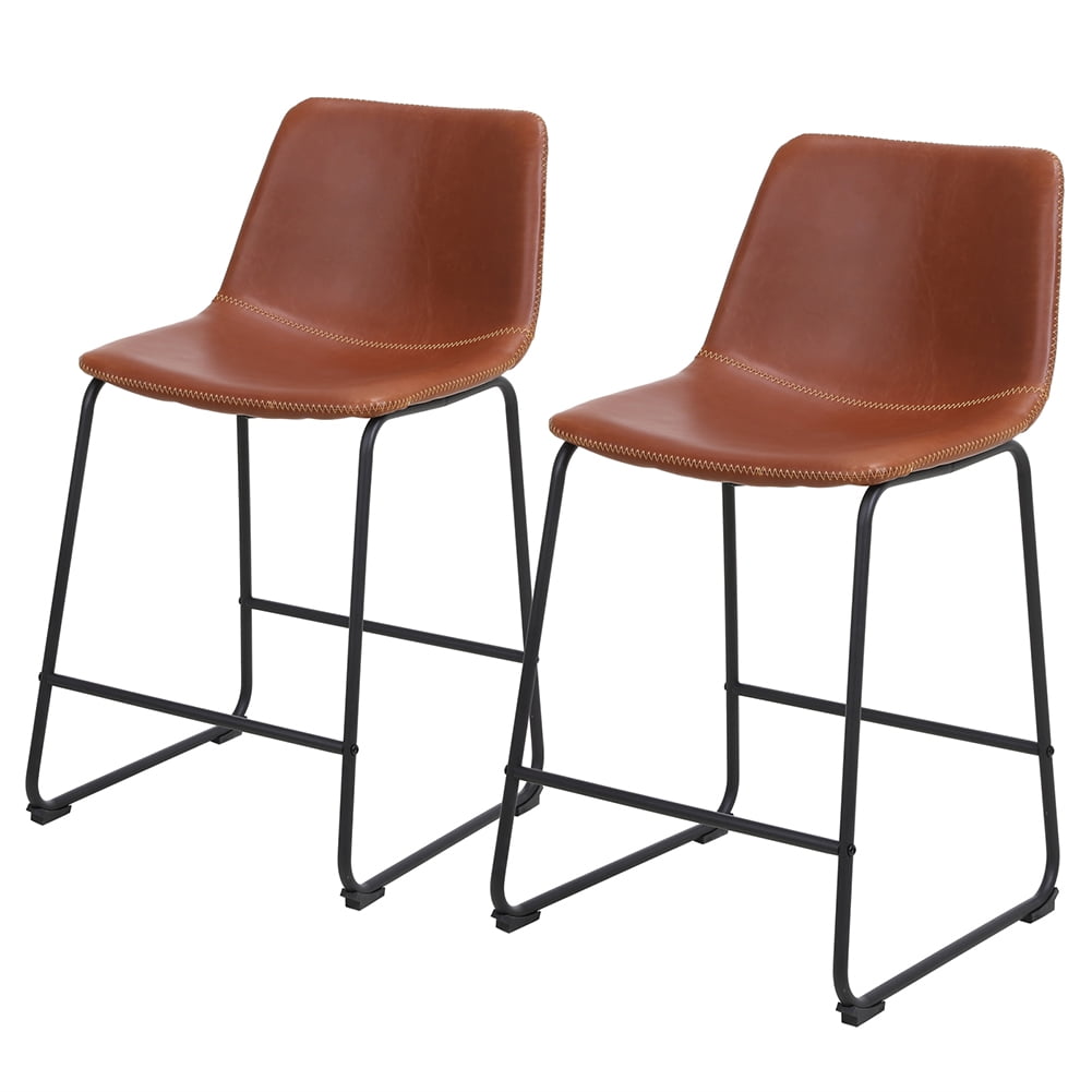 Lowestbest Modern Kitchen Dining Bar Chair with Backrest Seat with Non-Slip Foot Pad, Bronze Lowestbest Modern Kitchen Dining Bar Chair with Backrest Seat with Non-Slip Foot Pad, Bronze