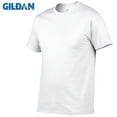 thumbnail image 1 of REDHOTYPE T-Shirt d'Été pour Hommes 100 % Coton Manches Courtes Col Rond Confortable Tops Unis, 1 of 2