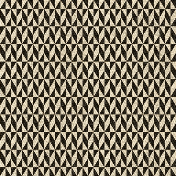 Ahgly Company Machine Washable Indoor Square Transitional Midnight Gray Area Rugs, 8' Square