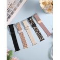 thumbnail image 6 of Wearlizer Stretch Nylon Watch Band Compatible with Apple Watch Bands 38/40/41/42/44/45/46/49mm Women Men Slim Magnetic Clasp Breathable Strap for Series 11/10/9/8/7/6/5/4/3/SE/Ultra, 6 of 6