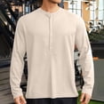 thumbnail image 4 of Vetsdori Men's Long Sleeve V-Neck Solid Color Cardigan - Gym Sports Wear (Regular Fit), 4 of 8