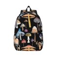 thumbnail image 2 of Rocae Mushrooms and Autumn Leaves for Durable Canvas Backpack Leisure Large Bag Travel Rucksack Multi-function Backpack Small, 2 of 8