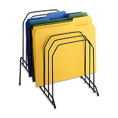 Staples Metal Incline Desktop File Sorter 8 Compartments Black Staples Metal Incline Desktop File Sorter 8 Compartments Black